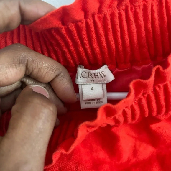 J. Crew Sidewalk Coral Skirt With Pockets 4 - Picture 7 of 10